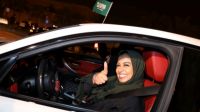 Saudi women allowed to drive for 1st time