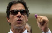Pakistan's Imran Khan sees early projected lead in election