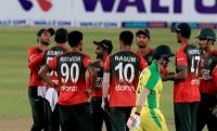 Bangladesh secure maiden T20I win against Australia