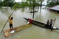 Flood situation slightly improves in northeastern, northern Bangladesh